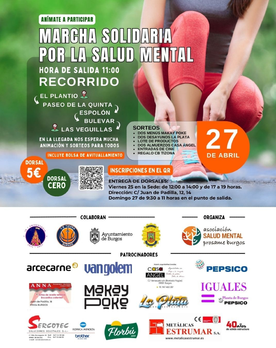 Marcha solidaria por la salud mental